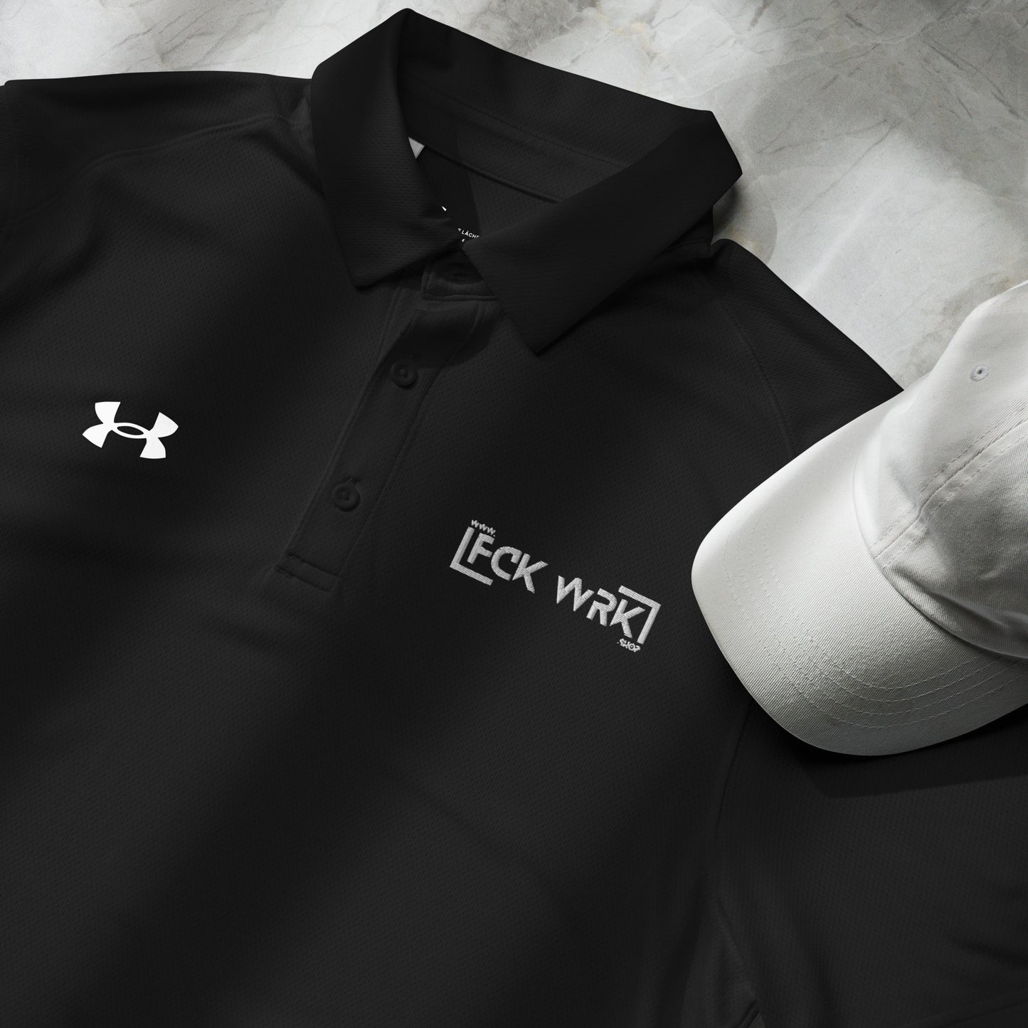 FckWrk.shop Under Armour® men's polo