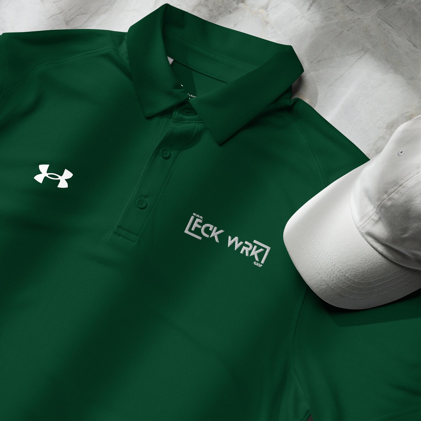 FckWrk.shop Under Armour® men's polo