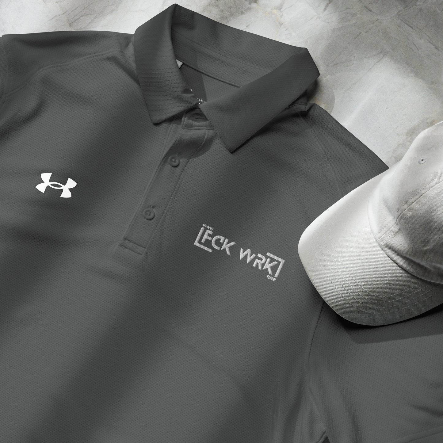 FckWrk.shop Under Armour® men's polo