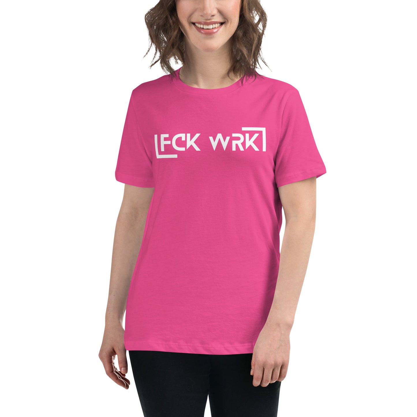 Official FCK WRK Women's Relaxed T-Shirt