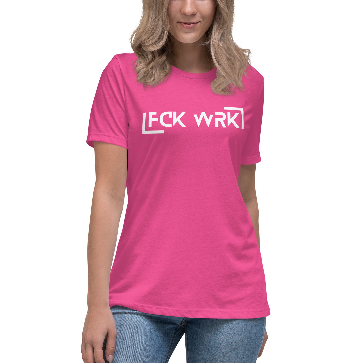 Official FCK WRK Women's Relaxed T-Shirt