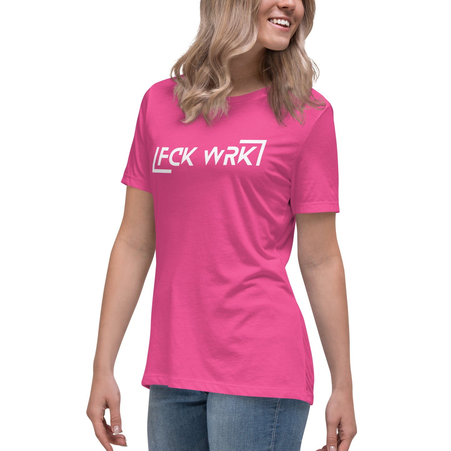 Official FCK WRK Women's Relaxed T-Shirt