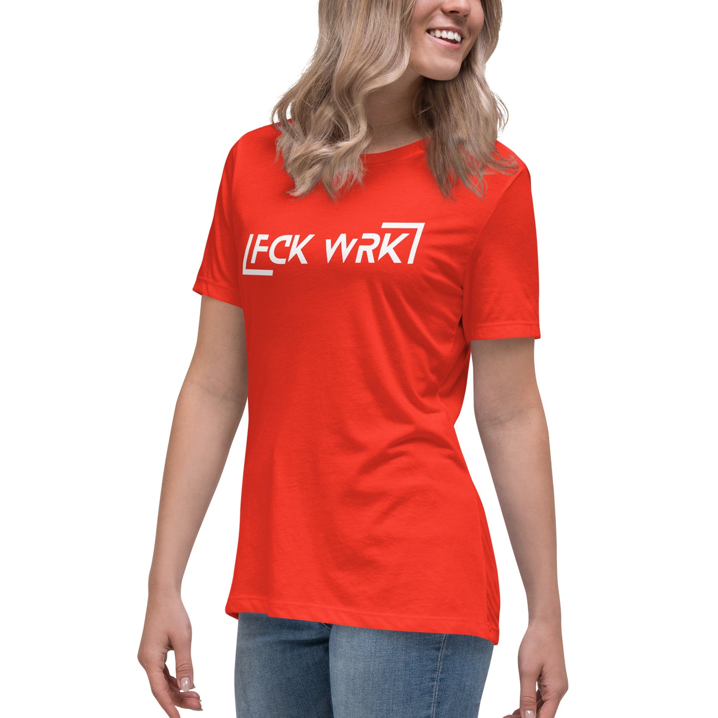 Official FCK WRK Women's Relaxed T-Shirt